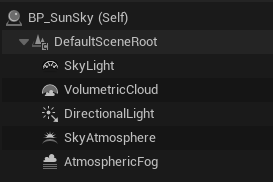 BP_SunSky Component